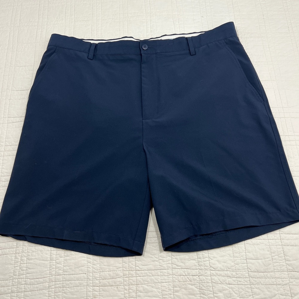 FootJoy Mens Performance Golf Shorts Navy Blue Size 40 Stretch Wicking Active